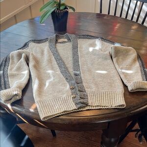 Vintage ‘60s Men's Gray Cardigan Sweater, size 40
